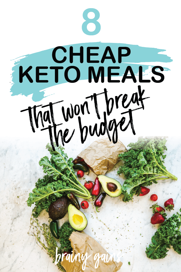 8 Cheap keto meals that won't break the budget. Don't think being keto means that it has to be expensive. These cheap keto meals will show you that it doesn't have to be expensive!