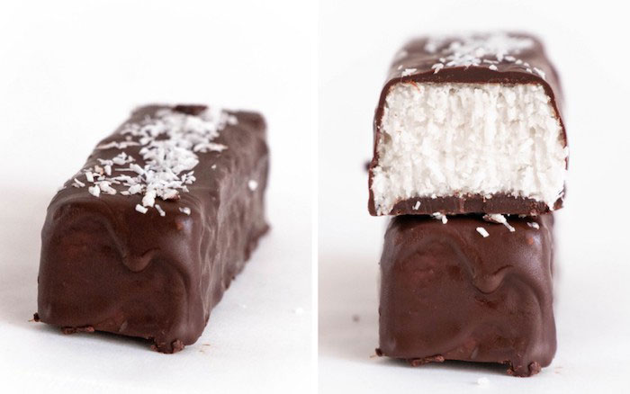 Healthy No-Bake Coconut Bars Keto Fat Bombs Recipes