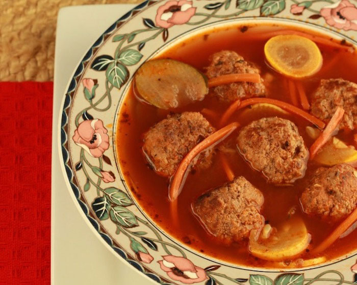 Italian Meatball Keto Soup