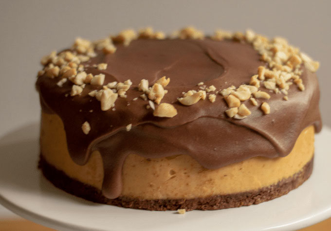 Keto Instant Pot Chocolate Peanut Butter Cheesecake