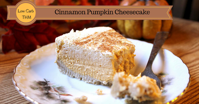 Cinnamon Keto Pumpkin Cheesecake