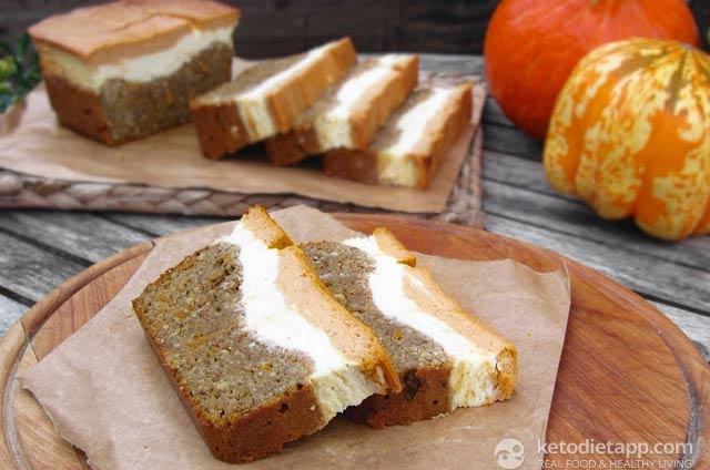 Keto Pumpkin Orange Cheese Bread