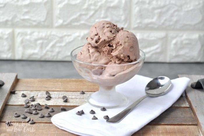 Low Carb Chocolate Mason Jar Keto Ice Cream Recipes