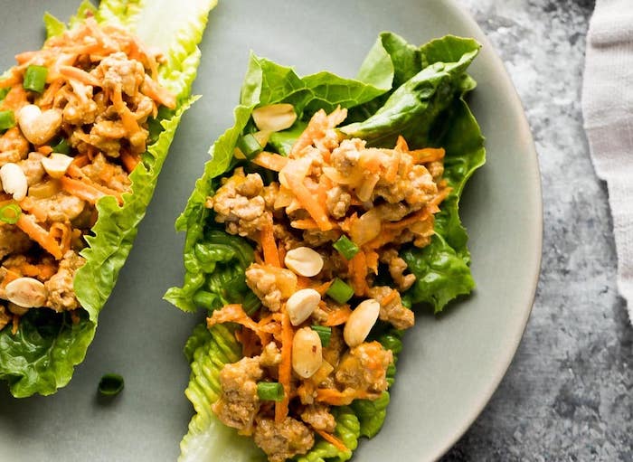 Thai Turkey Lettuce Wraps Keto Meal Prep Recipes