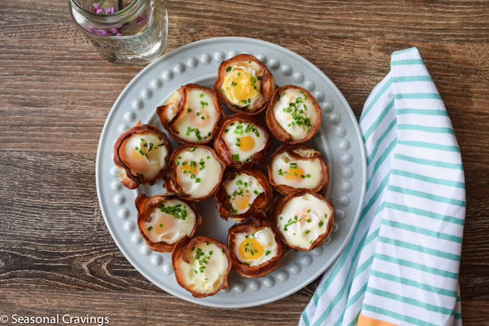 Bacon and Egg Cups Keto Meal Prep Recipes
