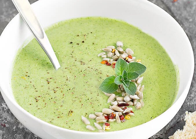Creamy Broccoli White Bean Healthy Soup Recipes