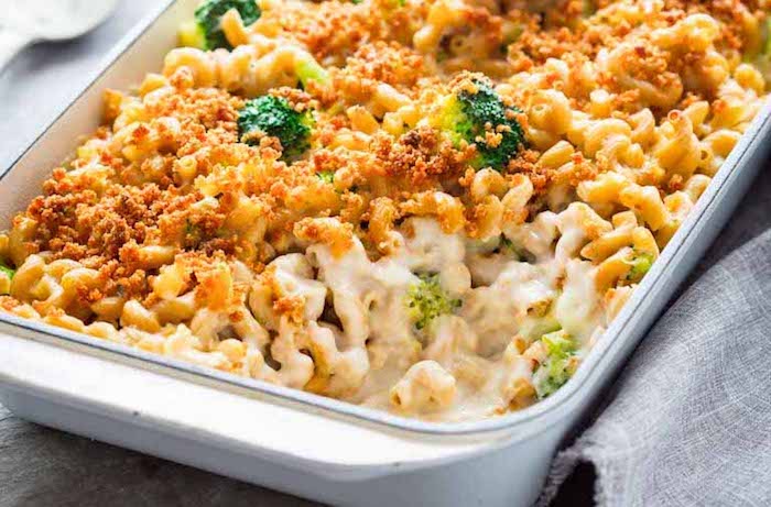 Macaroni and Cheese with Broccoli Vegetarian Dinner Recipes