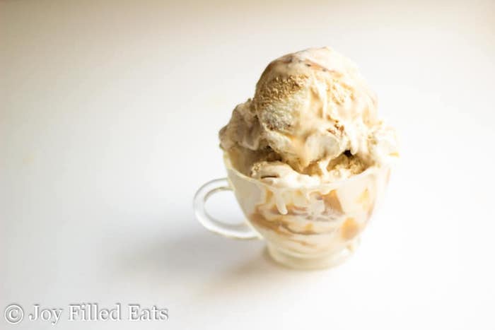 Sweet Cream Coffee Caramel Keto Ice Cream Recipe